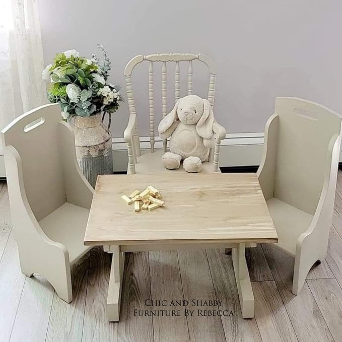 Dixie Belle Paint Company Chalk Finish Furniture Paint - Sand Bar (32oz) - Matte Neutral Tan Chic Chalk Mineral DIY Furniture Paint