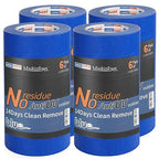 ADHES Blue Painters Tape Blue Tape Painting Tape for Walls,UV Anti,14 Days Clean Remove,1.41nch x 45yard,24Rolls