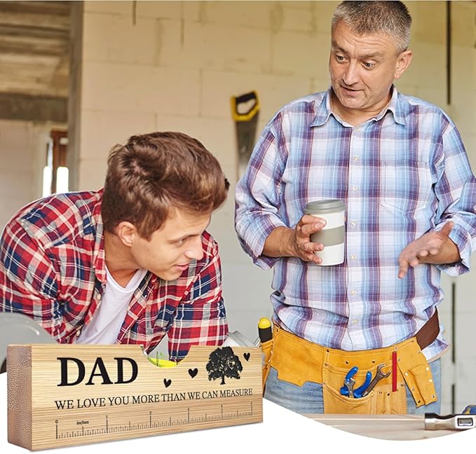 Dad Birthday Gifts from Daughter Son Wife Ideal Christmas Tool Gifts for Dad Father Daddy Step Bonus New Dads Spirit Level Bottle Opener Present for Birthday Fathers Day