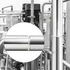 TAISHER 2PCS 304 Stainless Steel Pipe Fittings, 1/2" NPT Male Threaded, 2" Length Weld Nipple Cast Pipe