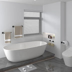 Toilet Paper Holder Collision Avoidance Towel Racks for Bathroom Thickened Material 304 Stainless Steel Towel Bar 10-Piece Black Bathroom Accessories Will Not Rust Bathroom Hardware Set