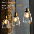 VOLIVO 12 Pack A19 Vintage LED Edison Bulbs, Dimmable, 60W Equivalent, High Brightness 2700K Warm White, 7W E26 Standard Base, CRI80+, 800 Lumens, Clear Glass Filament Bulb for Home, Farmhouse