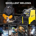 Weldpro MIG155GSV 155 Amp Inverter Flux Cored MIG/MIG/Stick/MMA Arc Welder with Dual Voltage 110/220V Welding Machine