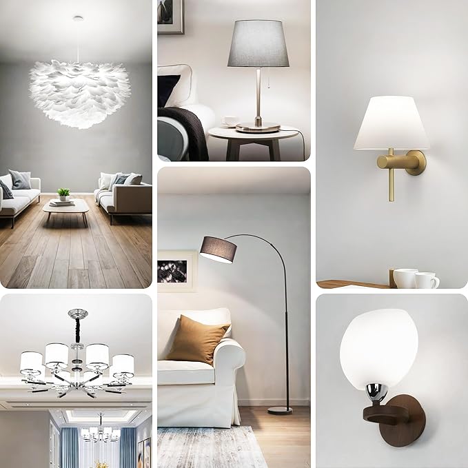 LED Light Bulbs Daylight White 5000K, 60 Watt Equivalent A19 LED Bulb, 9W E26 Standard Base, 800 Lumens 15000 Hours 120V, Non-Dimmable, Bright Energy Saving Lightbulbs for Bedroom Indoor, 3 Pack