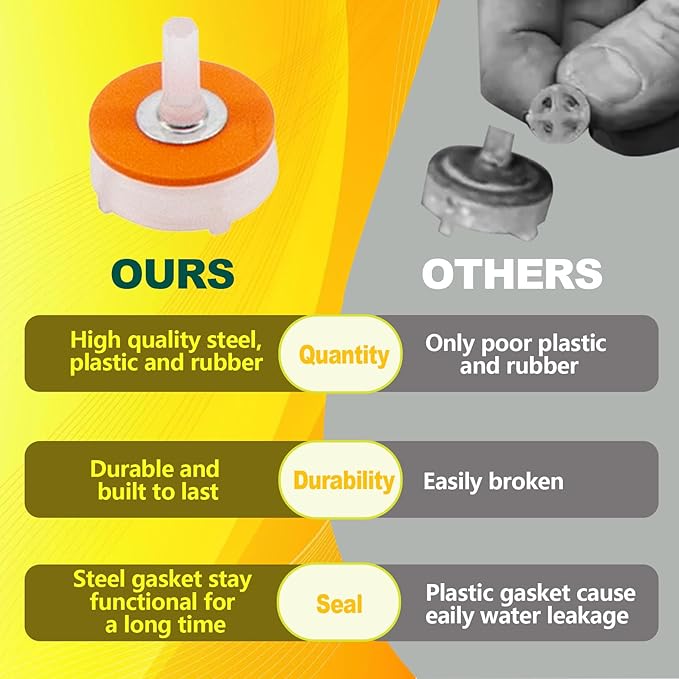 RK-17VB Vacuum Breaker Float Kit Compatible with Woodford Model 17(4 Pcs)