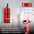 1 Pcs Fire Extinguisher Mount Bracket Adjustable, Supports up to 2.5 and 5lb, Heavy-Duty and Easy Installation, Ideal for Home, Truck, Rv, Boat, Commercial Use, Secure and Durable Holder