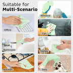 Matthew Microfiber Cleaning Cloth Roll 72Pack (12" x 12") Reusable Paper Towels&Washable Tear Away Towels,Ultra Water Absorbent Lint&Streak Free Cleaning Rags for Glass,Dishwash,Bathroom,Cars-Green