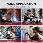 ARCCAPTAIN 2PC Welding Doo Rag, Welding Cap, Protective Welders Cap, Welding Hats for Men, Fireproof Cotton and Durable for Safety, XL Size