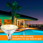 Par30 75W Short Neck Halogen Flood Light Bulbs 120V, 75W Dimmable Short Indoor Flood Light Bulbs E26, 6Pcs Par30 Halogen Light Bulbs 2700K for 5-6in Recessed/Ceiling Can/Accent/Tracking Lights