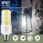 2 Pack 40W Led Light Bulb(300W Equivalent) 5000 Lumens 5000K Daylight White Led Bulbs E26/E27 Medium Base for Indoor Outdoor Street Office Warehouse Workshop Garage Backyard