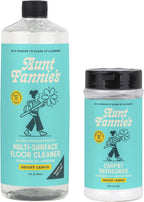 Aunt Fannie's Bundle: Floor Cleaner Vinegar Wash, Bright Lemon + Carpet Refresher, Bright Lemon