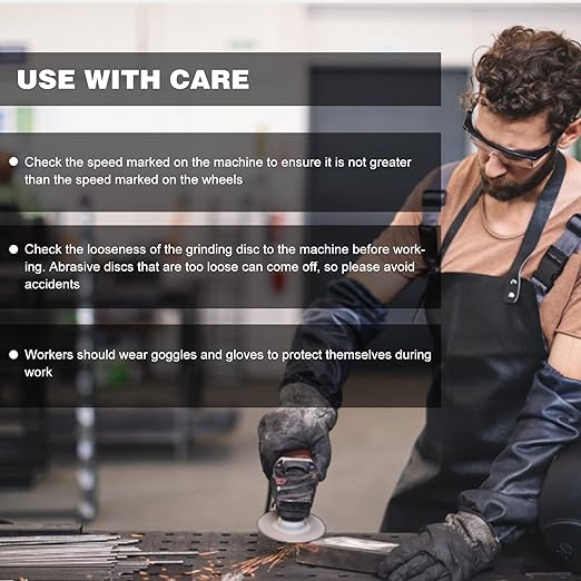 SALI 100 Pack Cut Off Wheel 4 1/2 Inch Cutting Wheels 4-1/2" x 3/64" x 7/8" for Metal & Stainless Steel, Angle Grinder Cutting Wheel,Cutting Discs with Aggressive Cutting