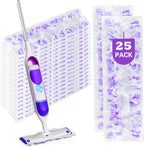 25 Count Power Mop Refills Compatible with Swiffer Power Mop refills, Disposable Multi-Surface Power Mop Pads for Swiffer Power Mop Pads, Cleaning Supplies for Swiffer Power Mop Refill Pads, Unscented