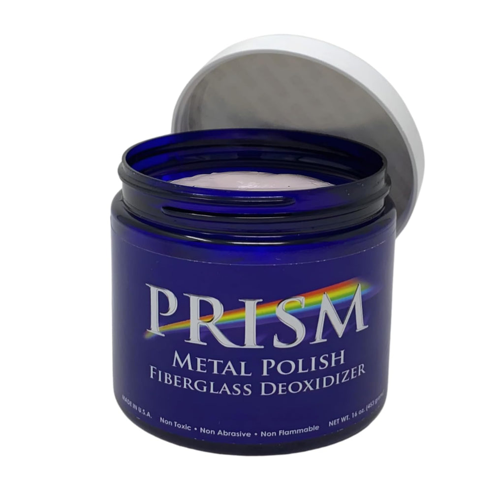 Prism Polish Metal Polish - 16 Ounce: Achieve a Safe, Lasting Shine, and Rust Removal for Metal in Minutes. The Ultimate Polish for Your Boat, Car, Motorcycle, Home, Business, and Industry.