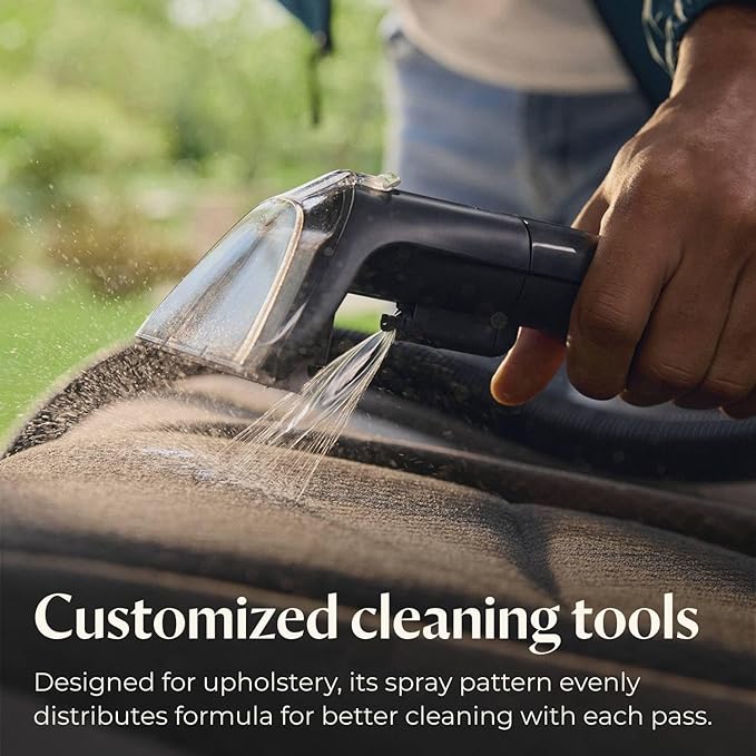 BISSELL Little Green Cordless Portable Deep Cleaner with 25V Lithium-Ion Battery & Battery-Boost Technology, 3682