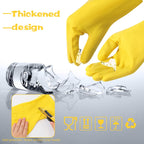 36 Pair Reusable Household Gloves Long Rubber Dishwashing Gloves Kitchen Cleaning for Dishes Clean Gardening