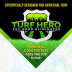 Pet Odor Eliminator For Artificial Turf | Powerful Bio-Enzymatic Formula Targets the Most Offensive Odors On All Surfaces | 1 Gallon