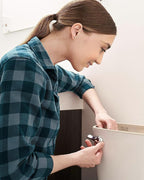 Hidnvefen Toilet Handle Replacement Kit Universal Toilet Flush Handle, Zinc Alloy Toilet Tank Trip Lever with H2 Brass Arm, Compatible with American Standard/Mansfield Toilet