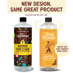 Aunt Fannie's Bundle: Floor Cleaner Vinegar Wash (Lavender) + Hardwood Floor Cleaner (Lemon)