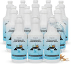 Steam & Go Demineralized Water - Multi-Surface Cleaner, PVC-Free Ready-to-Use for Mops & Floor Steamers - Ideal for Kitchen, Bathroom, & Home Surfaces - Clean Ocean Scent - 32oz (Pack of 12)