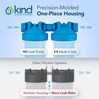 Whole Home Water Filtration System - Removes Chlorine, Chloramine, Sediment, Silt, Debris, VOC’s, and More - Get Softer Skin & Hair With Better Tasting Water - Easy Installation