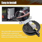 Water Heater Air Pressure Switch Fit for CAMPLUX Ranein Recpro Girard FOGATTI Furrion Suburban RV and Gas Tankless Water Heater