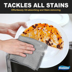 Microfiber Cleaning Cloth Waffle Weave for Dusting Absorbent Towel Quick Drying Dust Rags Household Kitchen, Lint Free Streak Free, 6 Pack,12 x 12 Inches, Grey