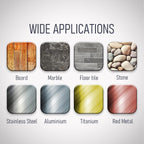 4"x4", Non-Woven Wheel, USF, Ultra Fine Grit 800, Pack of 4, S/C, for Polishing and Finishing