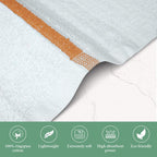 Bar Mop Gold Stripe 6 lbs 16x19 Pack of 36 100% Cotton Double Stitched Route Ready Absorbent Kitchen Towel Dish Towels and Dishcloths Towels Sets Washcloth Kitchen Towels