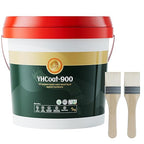 35 oz White Roof Sealant Waterproof, Elastomeric Roofing Coating Liquid Waterproofing Paint Adhesive, Solar Reflective Sealer for Outdoor Flat, Metal Roofs Leak Repair 1KG