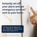 SimpliSafe 12 Piece Wireless Home Security System w/HD Camera - Optional 24/7 Professional Monitoring - No Contract - Compatible with Alexa and Google Assistant, White