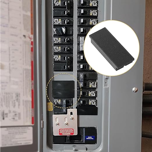 Breaker Cover Plate for Schneider Electric Squared D by Filler Plates HOMFPCP Circuit Breaker Cover 1 inch 6-Pack