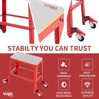 Universal Planer Stand with Wheels｜Heavy-Duty 700 lbs Tool Stand for Drill Press, Table Saw, Thickness Planer, Miter Saw｜Smooth Locking Pedal, MDF Top, Durable Metal Frame for Woodworking & Garage