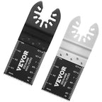 VEVOR 30-Piece Oscillating Saw Blades, Quick Release Multi Tool Blades Kits, 8 Types Oscillating Multitool Blade for Wood Plastic Metal, Compatible with Dewalt Ryobi Milwaukee Hitachi Chicago Fein