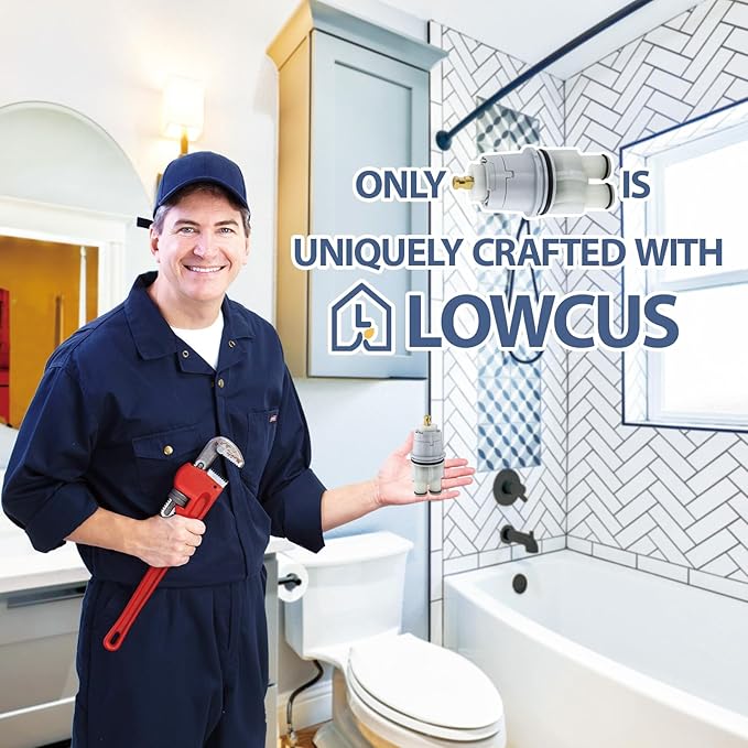 RP19804 RP46074 Shower Cartridge Replacement for Delta 1300/1400 Series 13/14 Series, Compatible with Delta Monitor MultiChoice Rough-in Valve, Include RP22734 (RP46074+Bonnet Nut)