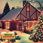 C9 Incandescent Light Bulbs Christmas Light Bulbs, 25 Pack C9 Opaque Multicolor Replacement Bulbs, E17/C9 Intermediate Base Bulbs for Patio Outdoor Christmas String Lights, 7 Watts