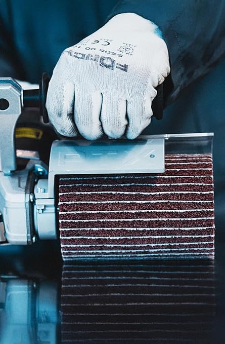 CS Unitec | PTX ECO Smart | Linear Finishing System. Surface Finishing on Stainless Steel, Aluminum, & Metals. Anti-Vibration Handle, Variable Speeds, High Torque, 7.25 Lbs - Made in Germany