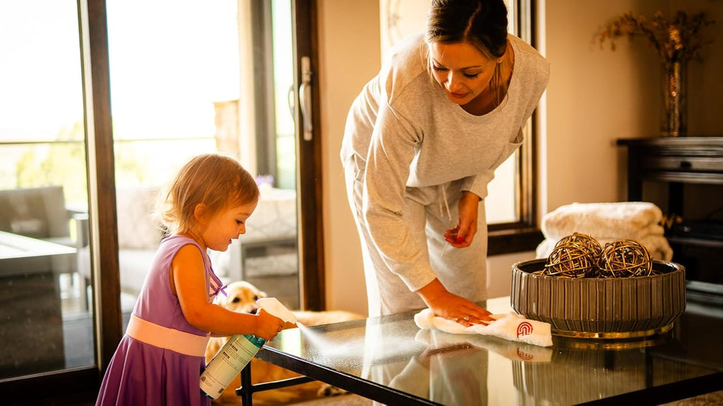 16oz Glass Cleaner - No Streak, All Shine! Achieve a Crystal Clear Shine on All of Your Glass Surfaces | Elimate Fingerprints, Smudges, Water Spots, and More! (2 pack)