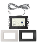 36387 Wall Switch Compatible with Tecma RV Toilet Parts, with 11.8ft Connection Lines and White & Black Frame, Compatible with Small Spaces Such as RVs, Yachts, Campers