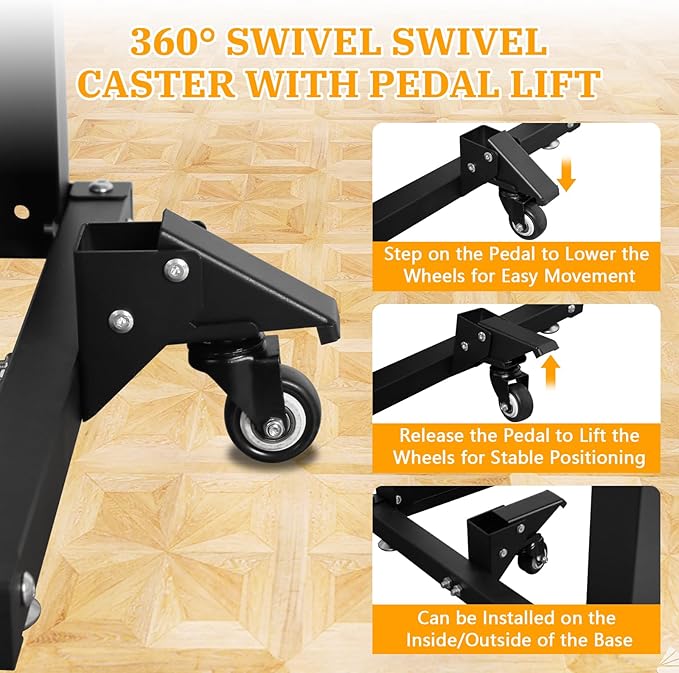 Planer Stand with Wheels,500 lbs Load Capacity Tool Stand,Heavy Duty Power Tool Stand, for Most Planers, Saws, Bench-top Machines, Power Tools