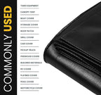 PROTARP Extra Heavy Duty 16 Mil Tarp Cover, Waterproof, UV Resistant, Rip and Tear Proof, Poly Tarpaulin with Reinforced Edges for Roof, Camping, Patio, Pool, Boat. (Black 30′ X 70′)