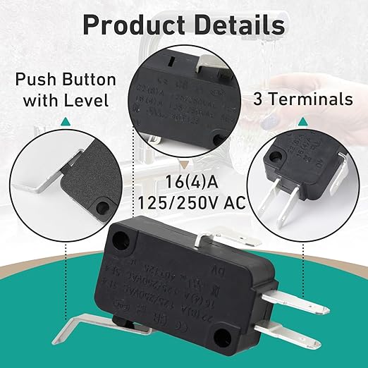 7305150 Water Softener Rotor Position Switch Replacement for GE Kenmore Softener 7030705 7030713 9001800 WS21X10003 Models(Black)