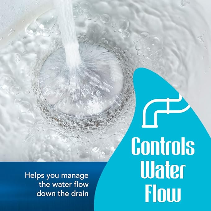 Twist Waste Drain Valve Plunger with O Ring, Valve Drain Stopper for 3-Tier Sink Twist Waste Drain, Must-Have Replacement Accessory for 3 Compartment Sink Repair.