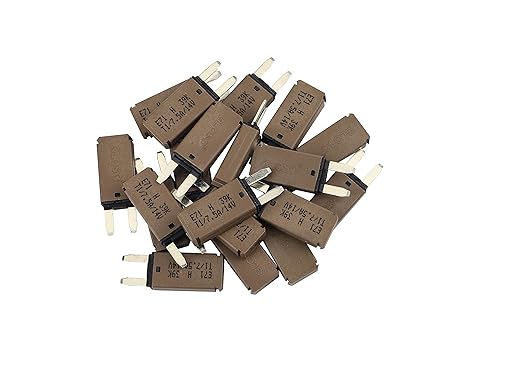 GLOSO Circuit Breakers E71 Mini ATM 7.5Amp Auto Reset (T1) - 20 Pack (7.5A)