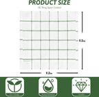 Nialnant 8 Pack Dish Cloths for Washing Dishes, 100% Cotton Reusable Cleaning Rag, Quick Drying Dish Towels for Kitchen,12x12 Inches,Green Plaid
