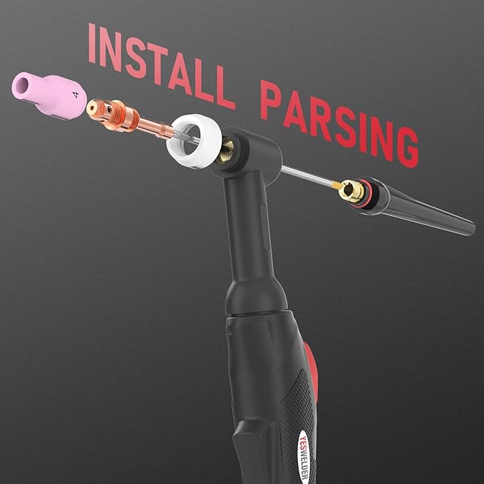 YESWELDER TIG Welding Tungsten Electrode 1.5% Lanthanated 1/8"x7" (Gold, WL15/EWLa-1.5) 10-pk