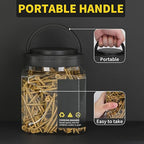 Wood Screws 3 Inch, FIXLINK Deck Screws #10 x 3, 310 PCS, Epoxy Coated, T25 Star Bit Above 1500 Hour Salt Spray Coating Outdoor Decking Screws Excellent Rust Resistant for Outdoor Wood Fence