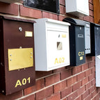 Outus 8 Sheets Vinyl Letter Stickers Self Adhesive Mailbox Numbers Alphabet Stickers Stick on Letters for Christmas Stockings Scrapbook Bulletin Board School Business(1 Inch,Gold)