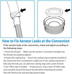 Kitchen Faucet Sprayer Attachment, Movable Faucet Extender for Kitchen Sink, 360° Rotatable Sink Faucet Head Anti-Splash Tap Booster Shower and Water Saving Faucet for Kitchen