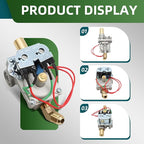 92089 GC10A-4E RV Water Heater Gas Valve Compatible with 10 Gallon Models (G10-1E G10-3E GC10-1E GC10A-2E GCH10A-3E GC10A-3E GC10A-4E) 93844 93870 93321 92078 93869 Valves Parts Assembly